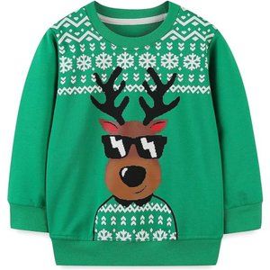 Boy's Pullover Sweatshirt for Christmas or Gift - 7Years - NEW